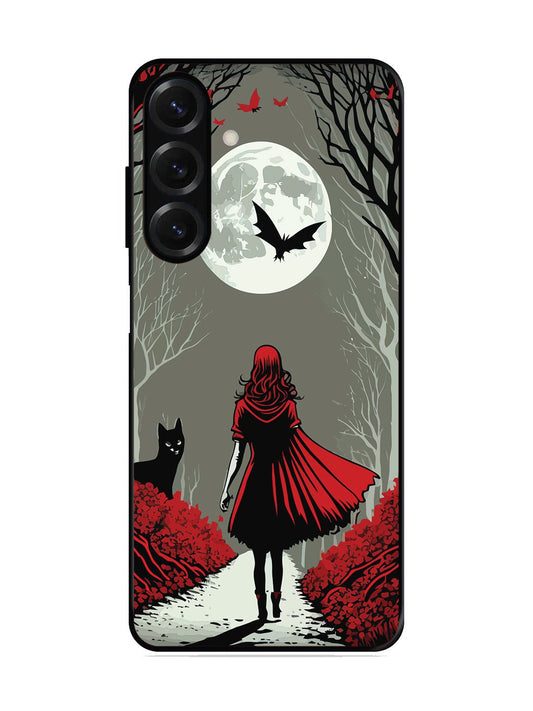 Samsung Galaxy A13 5G Scarlet Girl in Red Forest