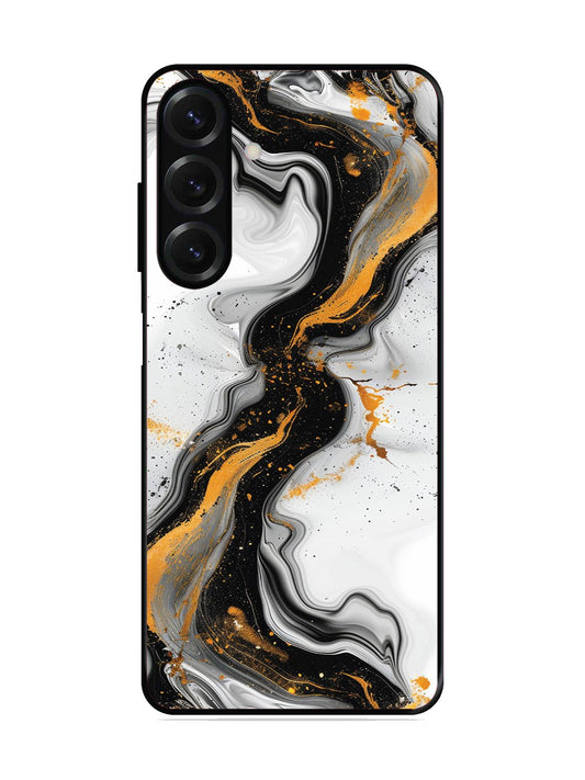 Samsung Galaxy A13 5G Black And Golden Marble Essence