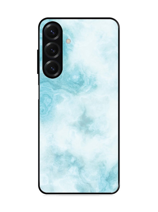 SAMSUNG Galaxy M35 5G Light Blue with White Ocean Marble