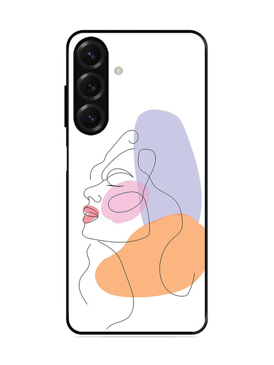 Samsung Galaxy A13 5G Line Art Girl Face