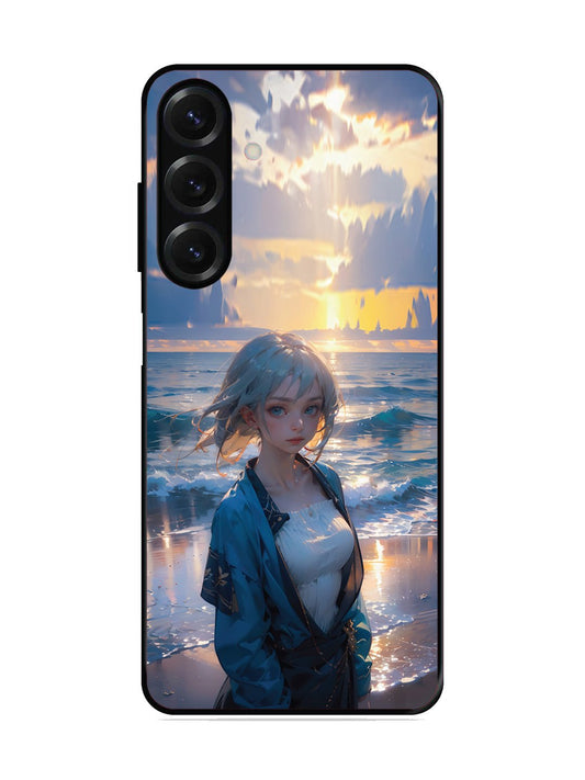 Samsung Galaxy A13 5G Anime Girl Beach Ocean Waves