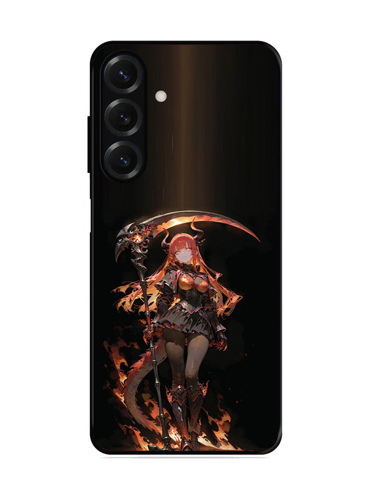 Samsung Galaxy A04s anime-girl-sycthe-red-hair-horn