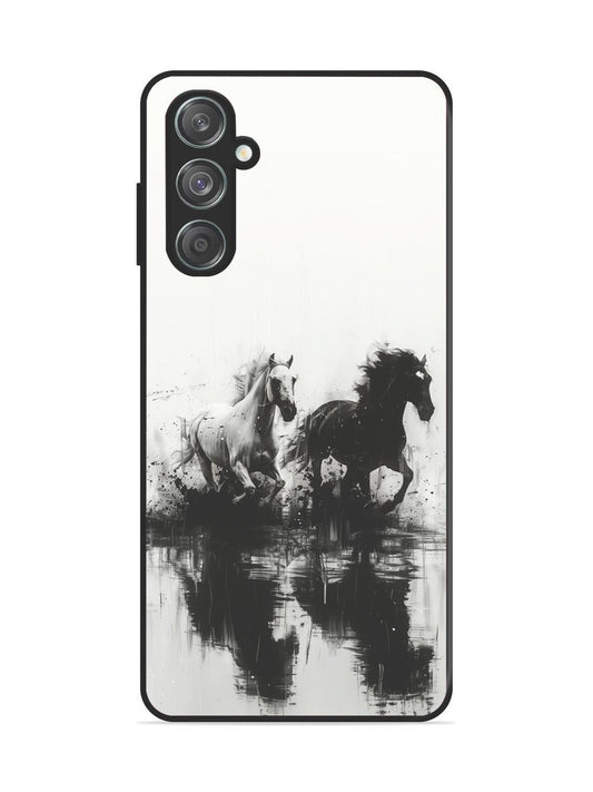 Samsung Galaxy F55 5g Black & White Horse
