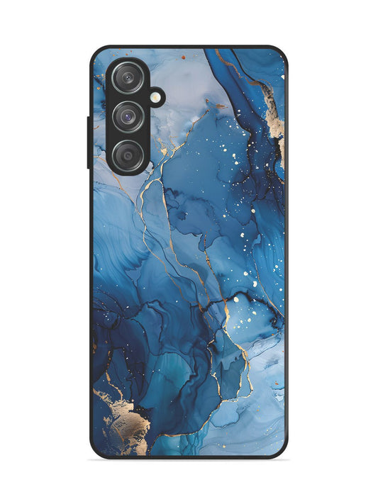 Samsung Galaxy F55 5g Oceanic Pattern with Golden Sprinkles