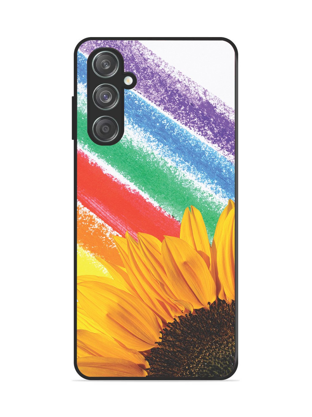 Samsung Galaxy F55 5g Sunflower on Colourful Lines