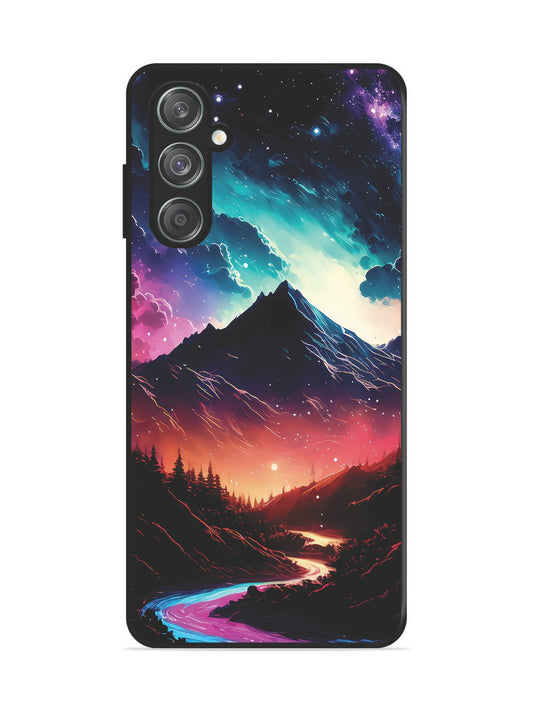 Samsung Galaxy F15 5g mountain-valley-Colorful-cloud-at-night