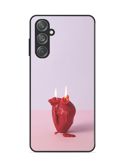 Samsung Galaxy A15 5g A Lighted Heart Candle