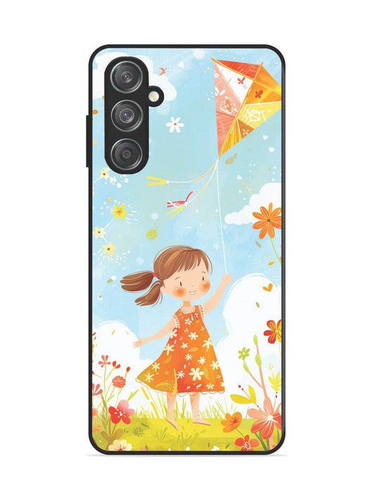 Samsung Galaxy F15 5g Little Girl Kite Flying