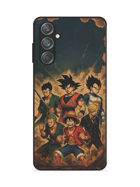 Samsung Galaxy F15 5g OnePiece n Dragon Ball Z in one team
