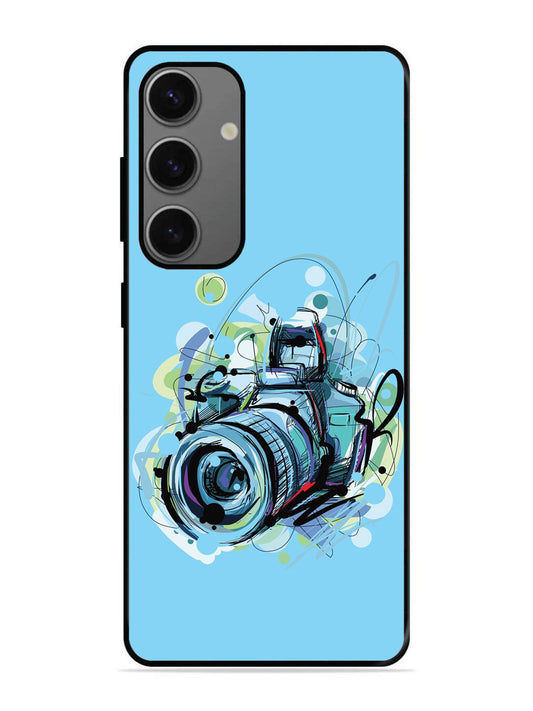 Samsung Galaxy A25 Camera Blue Background