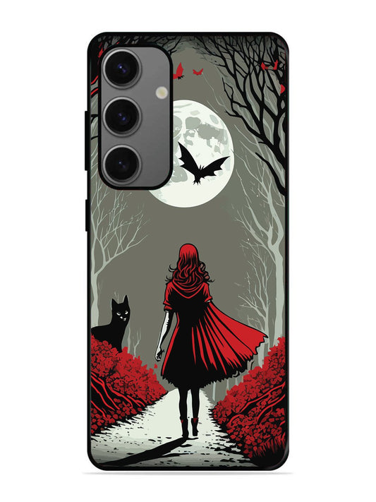 Samsung Galaxy A25 Scarlet Girl in Red Forest