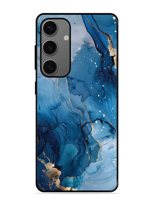 Samsung Galaxy A25 Oceanic Pattern with Golden Sprinkles