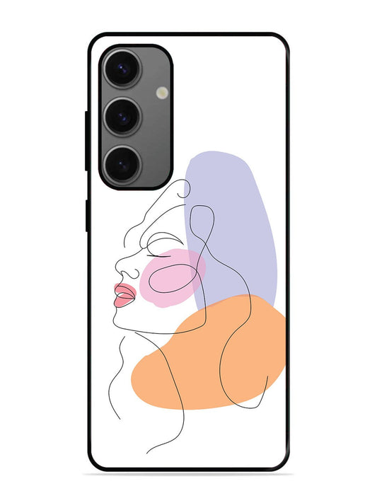 Samsung Galaxy A25 Line Art Girl Face