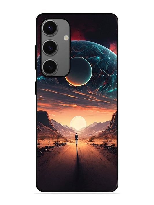 Samsung Galaxy A25 Sunset with space scene
