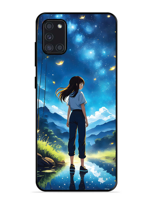 Samsung Galaxy A31 Girl In Beautiful Forest