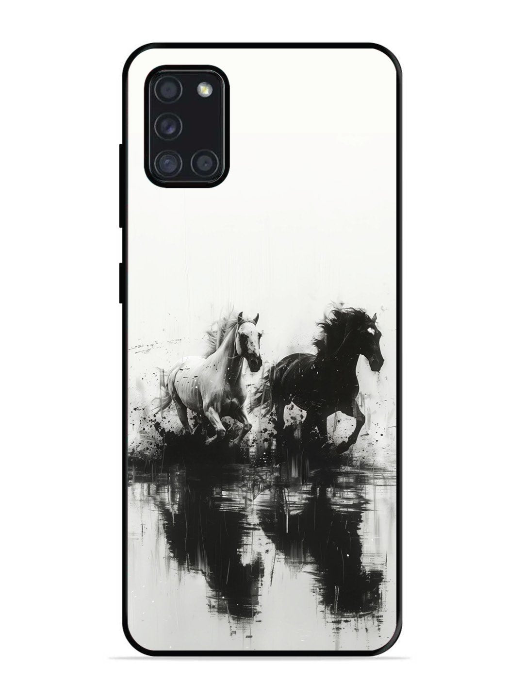 Samsung Galaxy A31 Black & White Horse