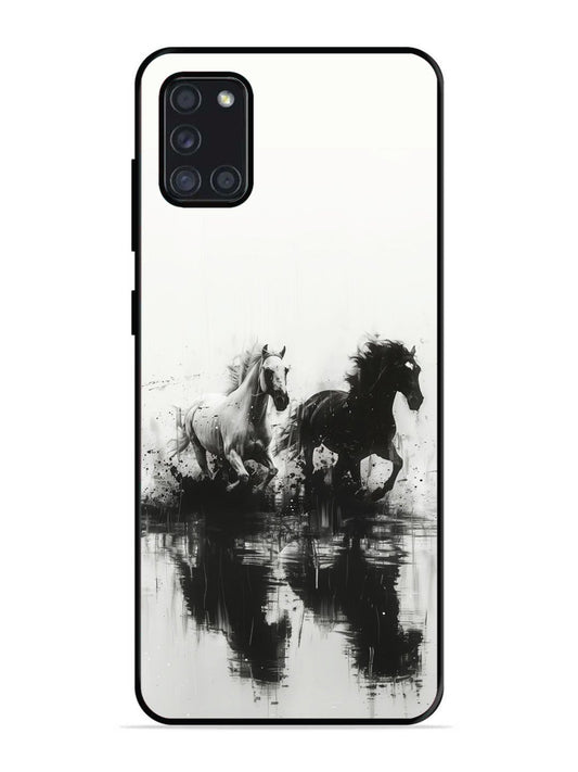 Samsung Galaxy A31 Black & White Horse