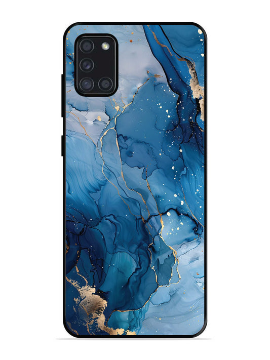 Samsung Galaxy A31 Oceanic Pattern with Golden Sprinkles