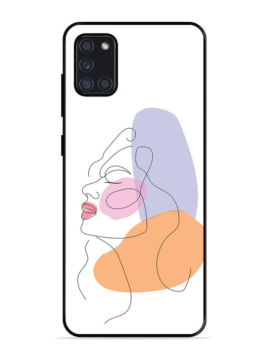 Samsung Galaxy A31 Line Art Girl Face