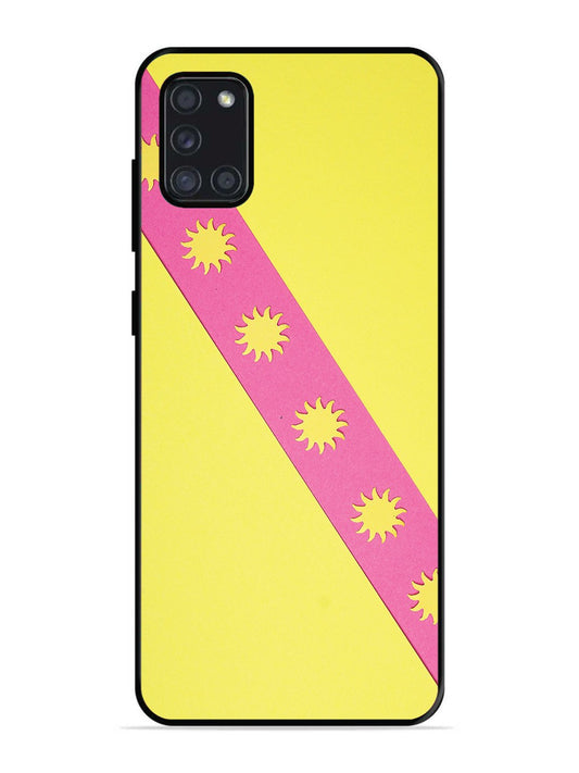 Samsung Galaxy A31 Pick Strip on Yellow Colour