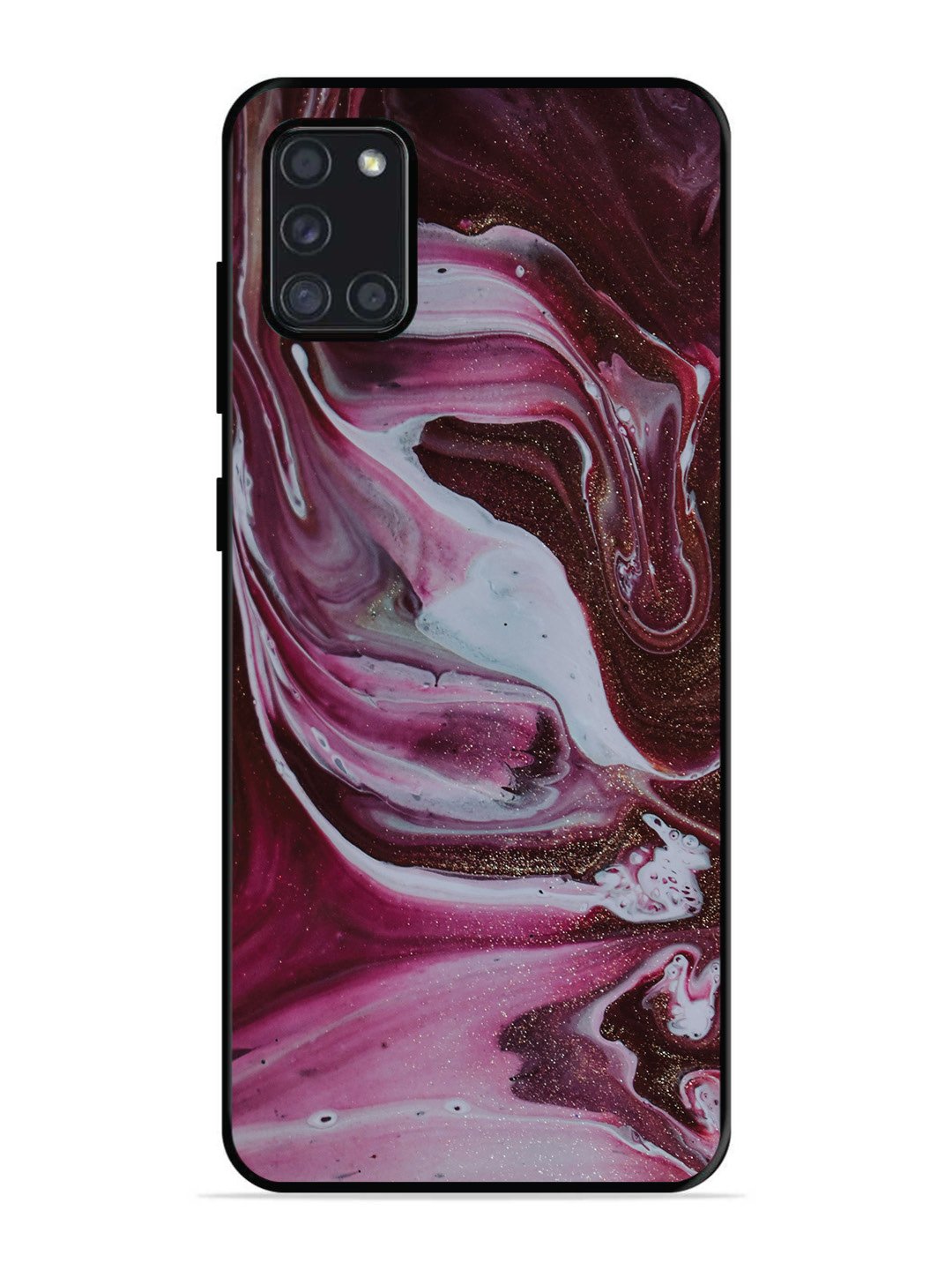 Samsung Galaxy A31 Pink And Golden Marble