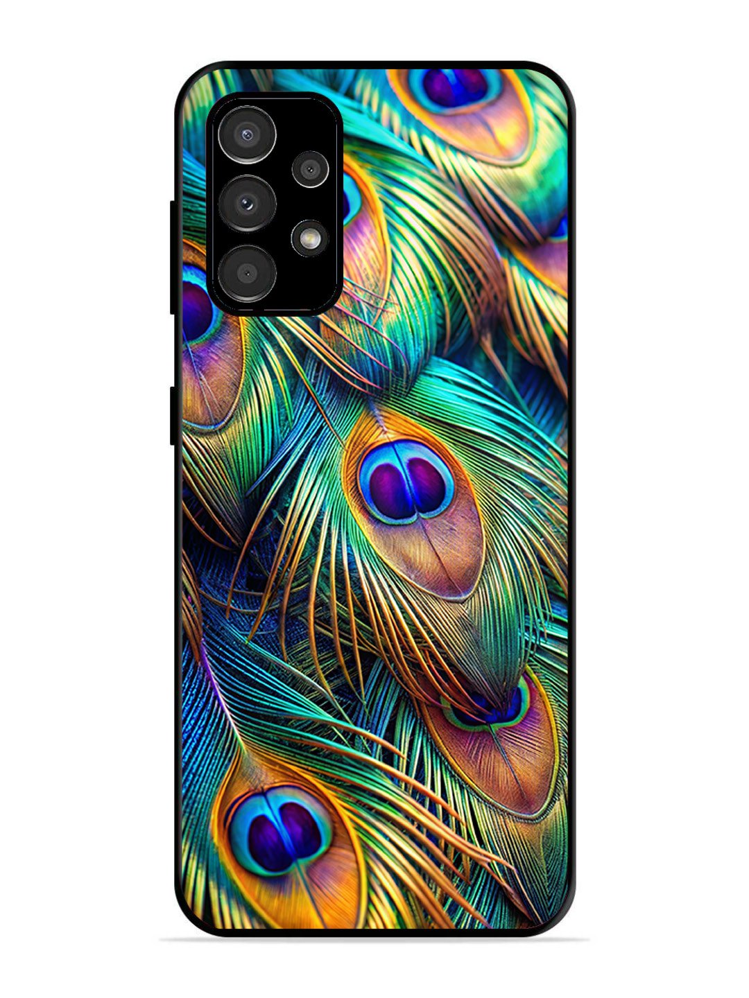 Samsung Galaxy A33 peacock feather