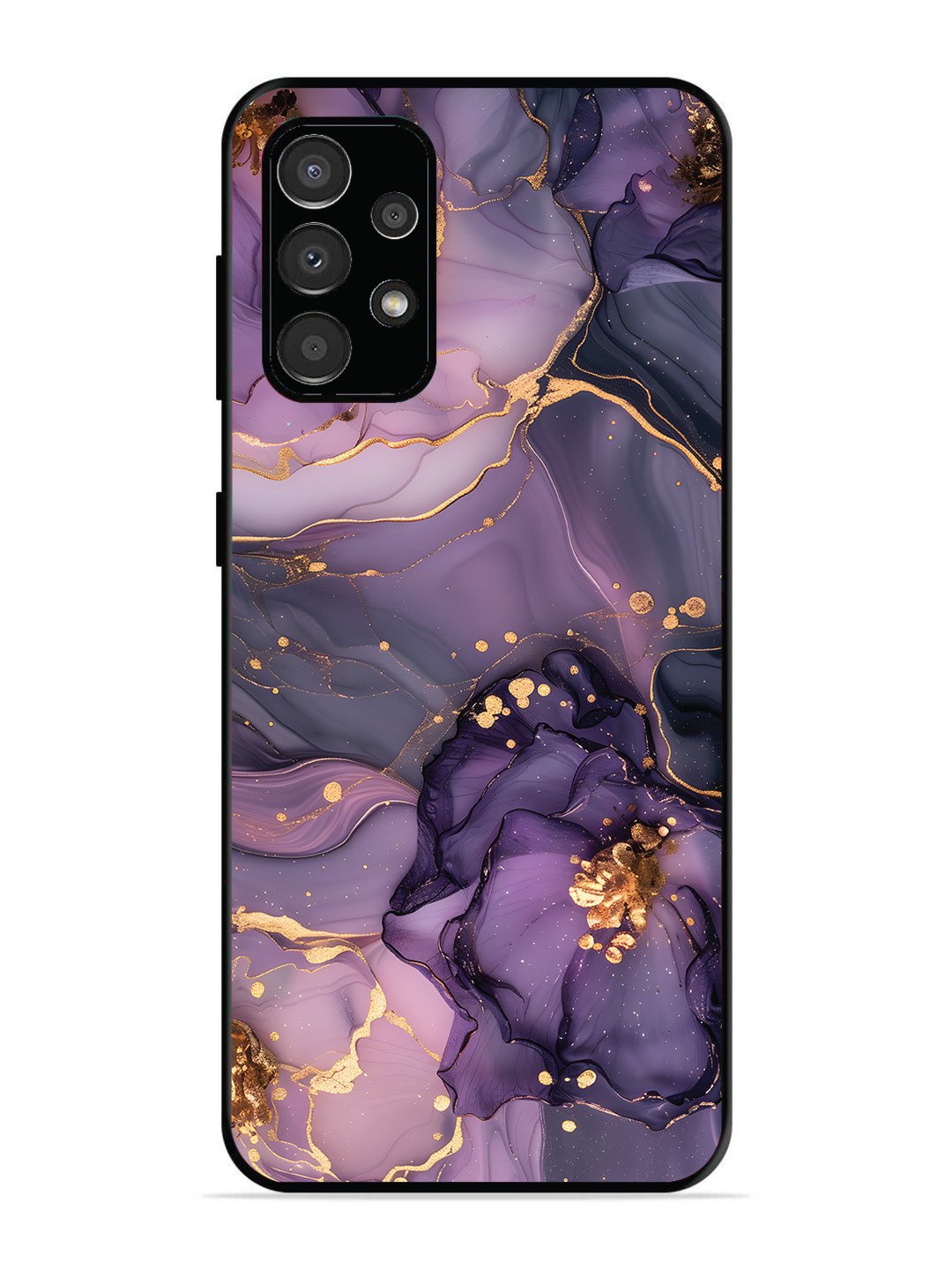 Samsung Galaxy A33 Royal Orchid Theme Marble
