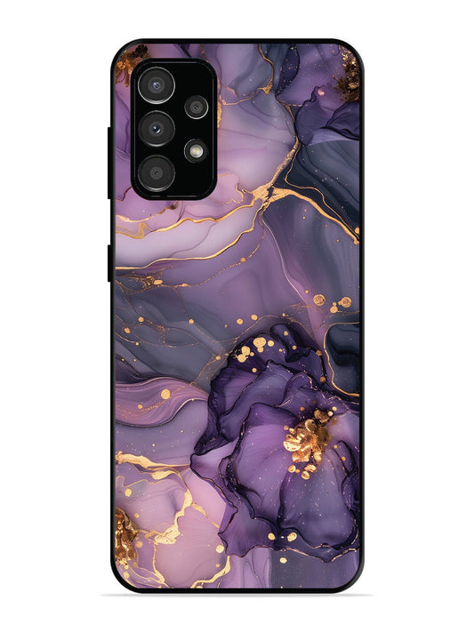 Samsung Galaxy A33 Royal Orchid Theme Marble