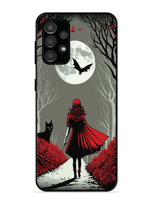 Samsung Galaxy A33 Scarlet Girl in Red Forest