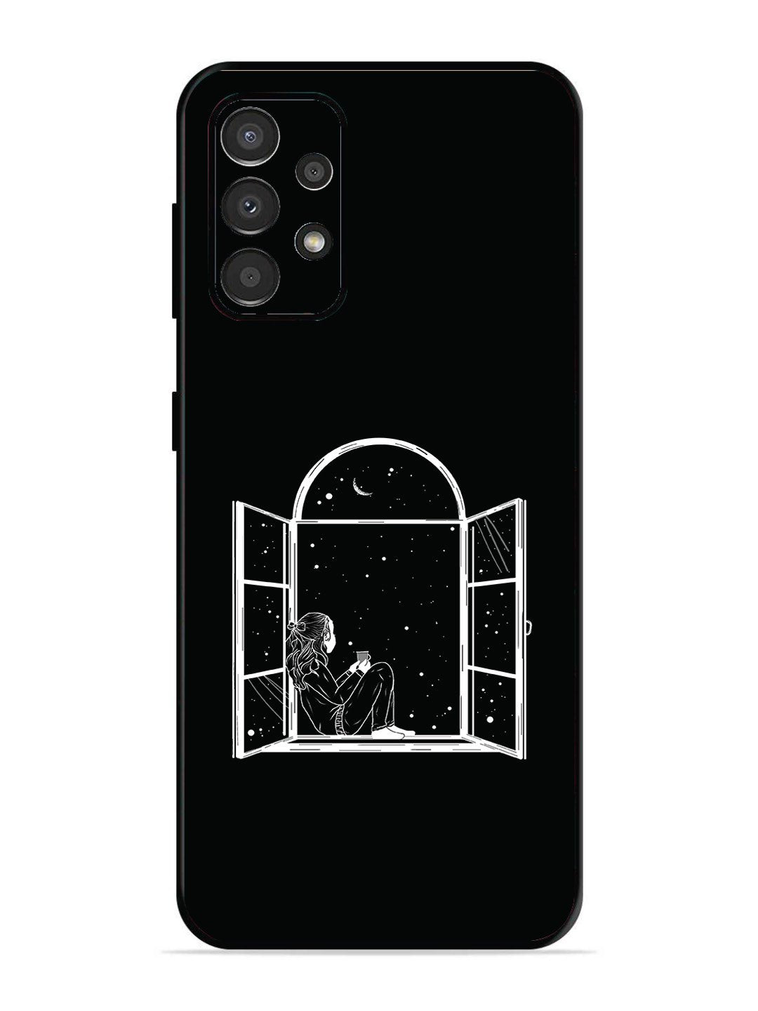 Samsung Galaxy A33 Little Girl on Window