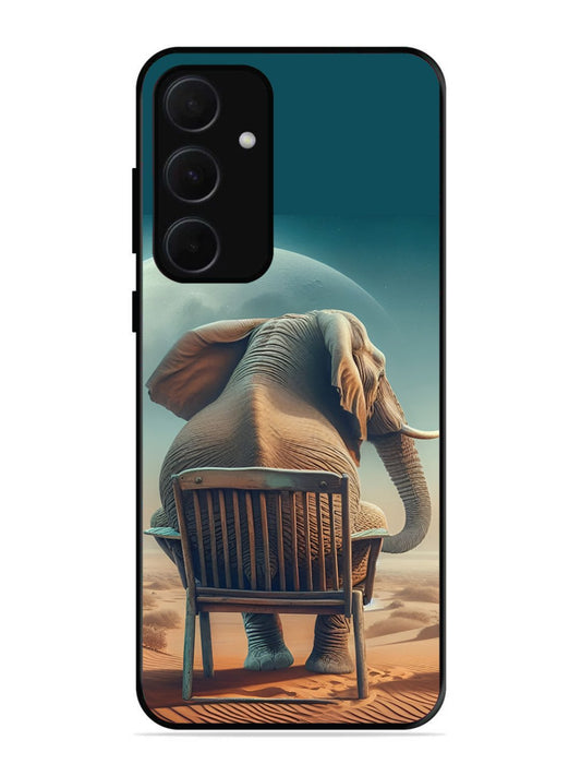 Samsung Galaxy A54 5G Baby Elephant om chair