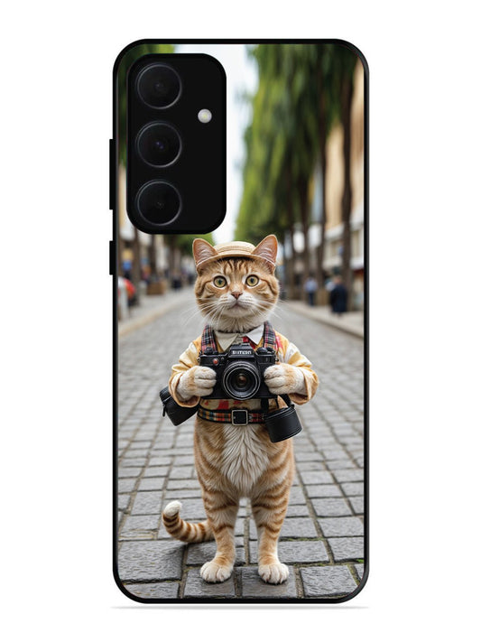 Samsung Galaxy A54 5G Cat as Cameraman