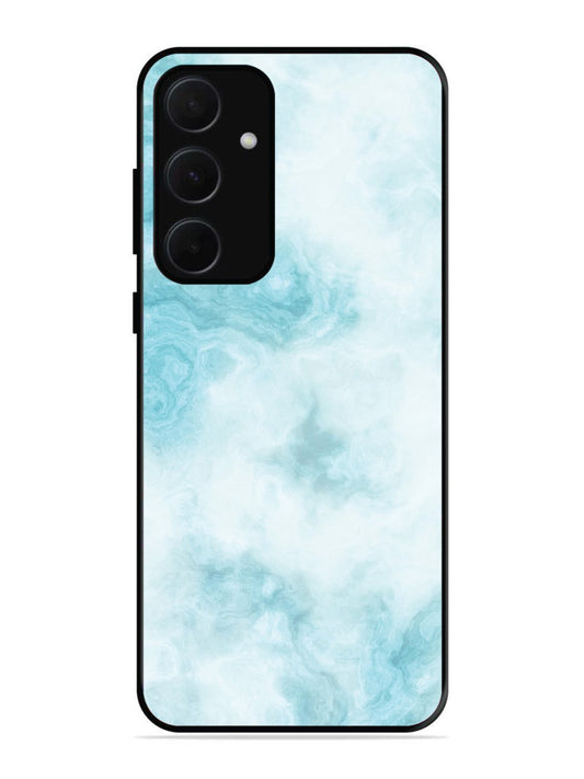 Samsung Galaxy A54 5G Light Blue with White Ocean Marble