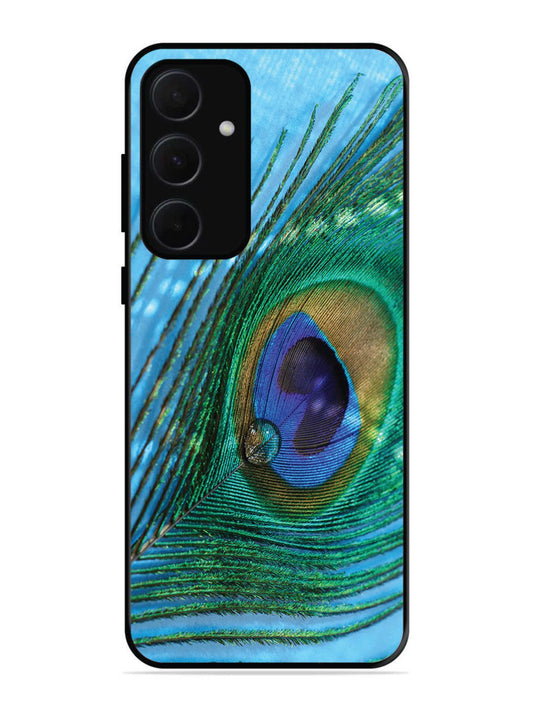 Samsung Galaxy A54 5G A drop on Peacock Feather