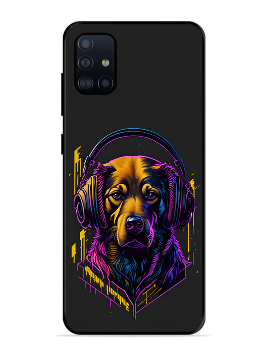 Samsung Galaxy A71 Music Lover Dog