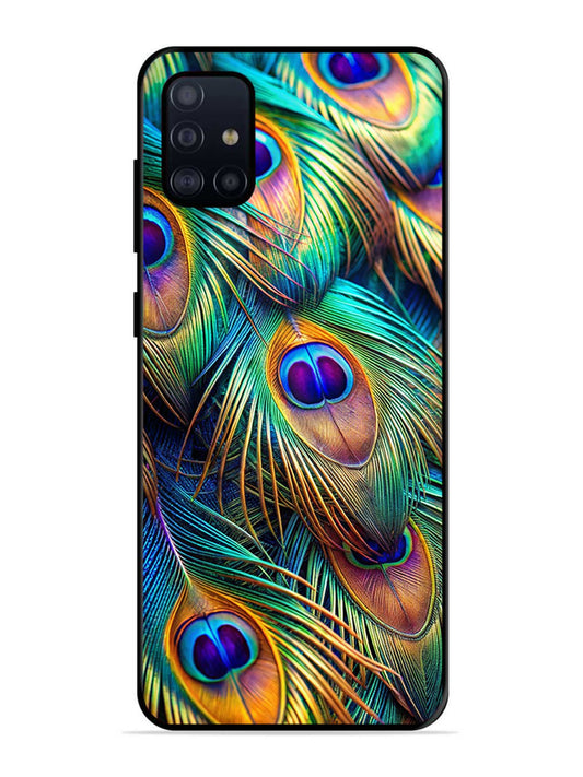 Samsung Galaxy A71 peacock feather