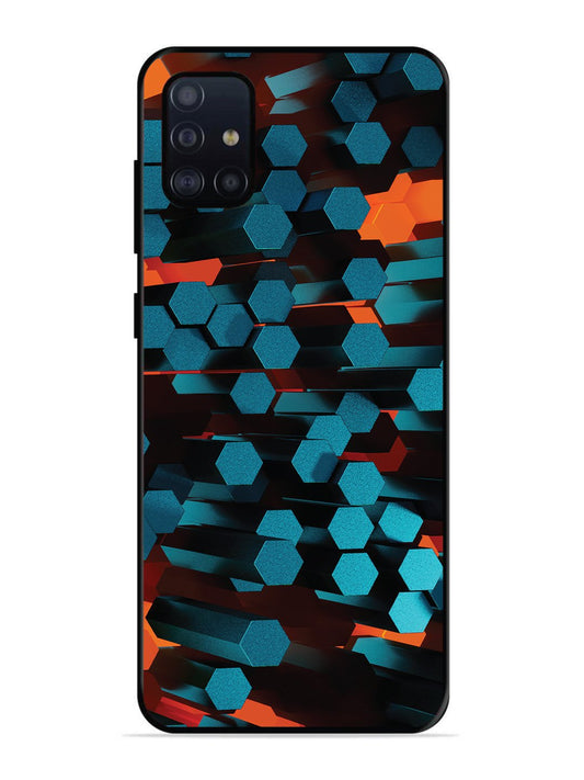 Samsung Galaxy A71 Hexagon 3D Abstract