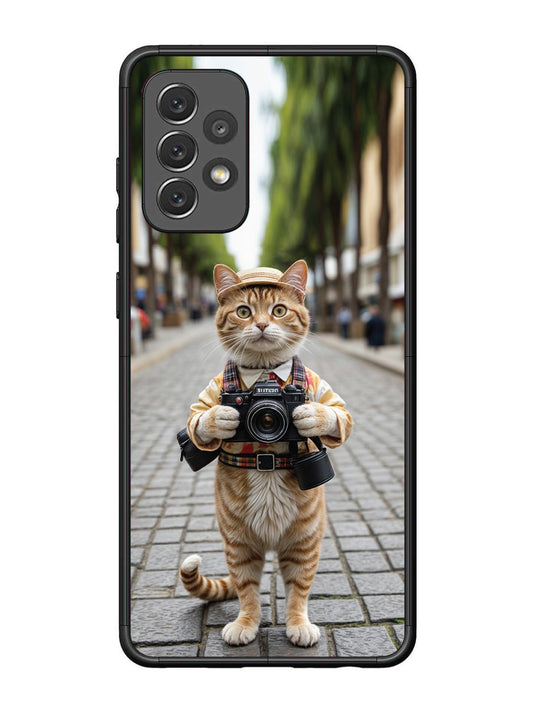 Samsung Galaxy A72 Cat as Cameraman