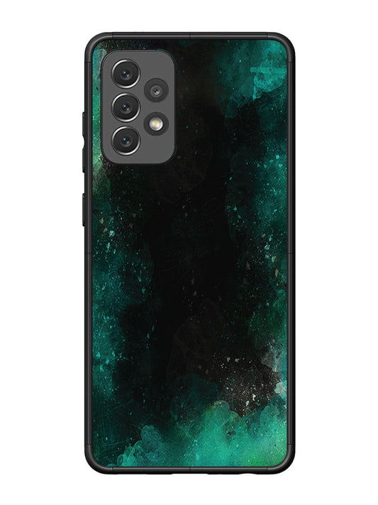 Samsung Galaxy A72 Dark Black And Green Forest