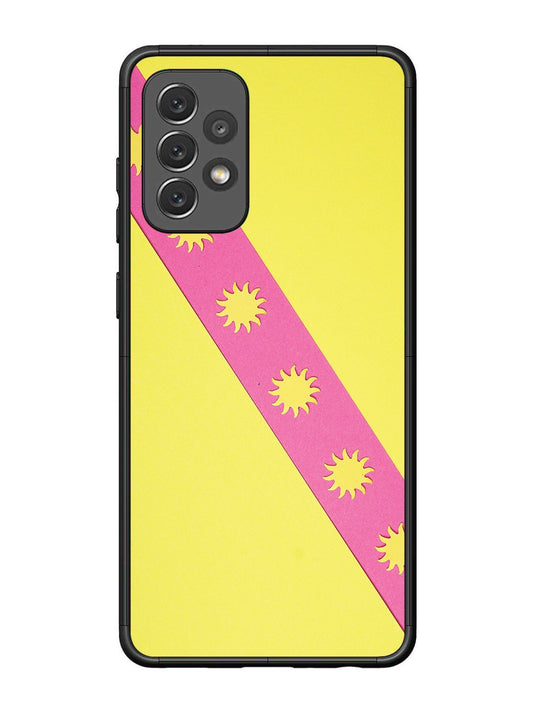 Samsung Galaxy A72 Pick Strip on Yellow Colour