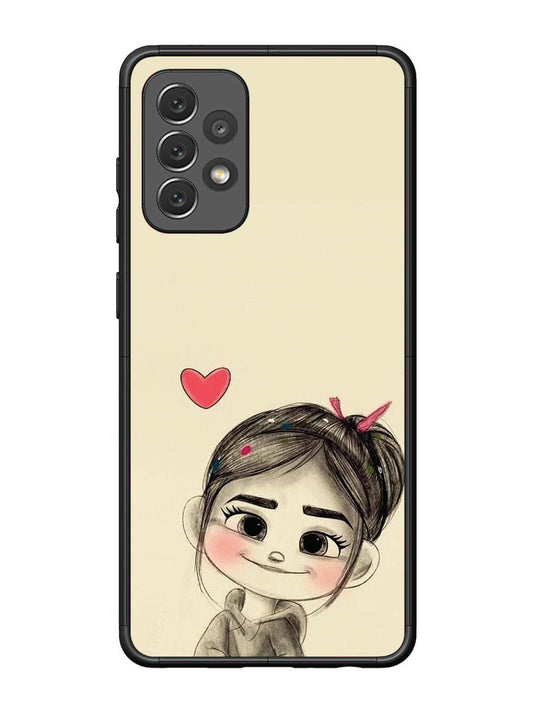 Samsung Galaxy A72 Cute Girl Looking at You