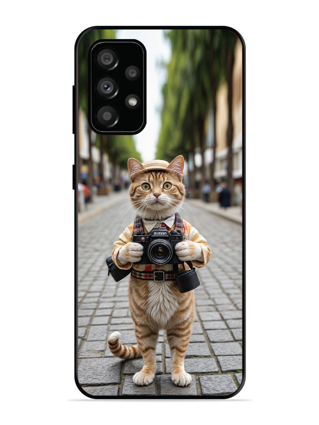 Samsung Galaxy A73 Cat as Cameraman