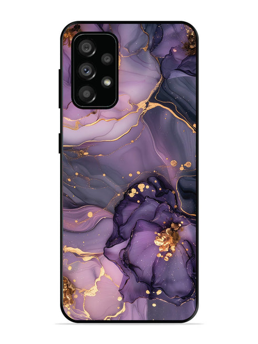 Samsung Galaxy A73 Royal Orchid Theme Marble