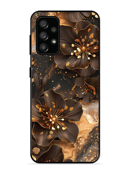Samsung Galaxy A73 Golden Flowars