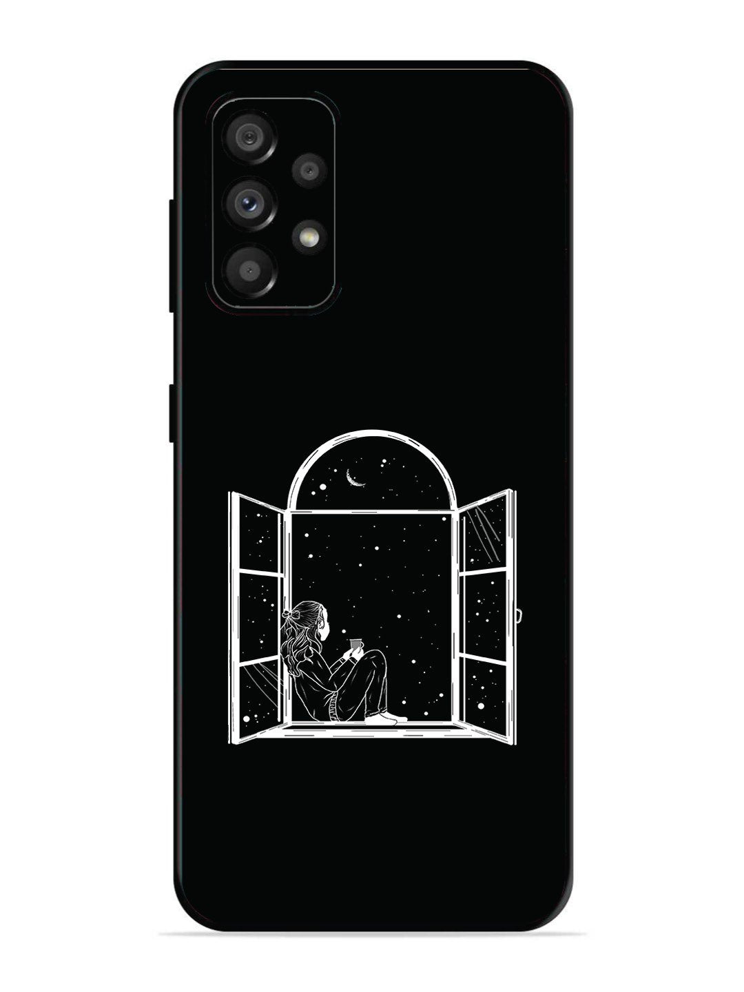 Samsung Galaxy A73 Little Girl on Window