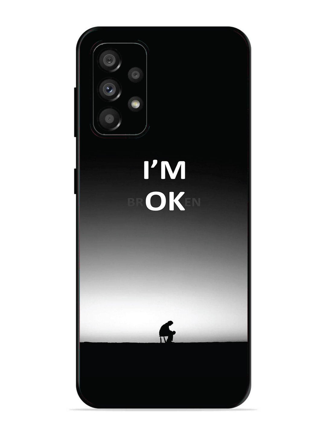 Samsung Galaxy A73 I'm Broken A man on Chair Alone