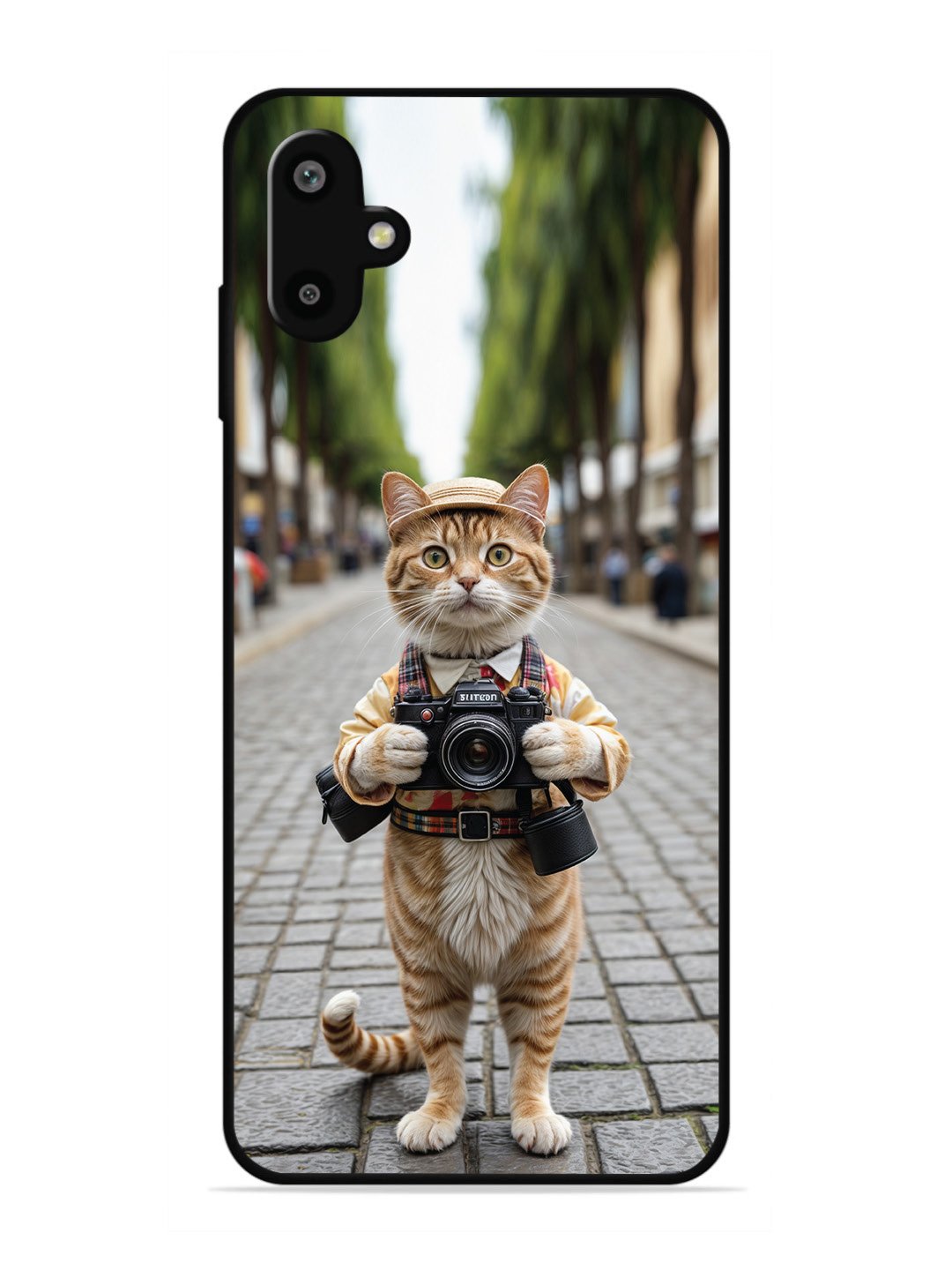 Samsung Galaxy F06 Cat as Cameraman