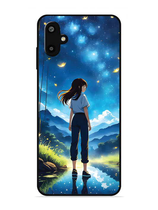 Samsung Galaxy F06 Girl In Beautiful Forest