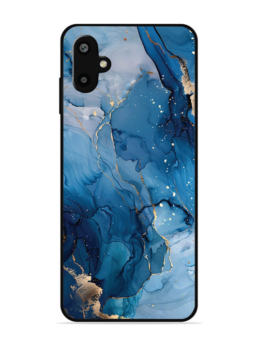 Samsung Galaxy F06 Oceanic Pattern with Golden Sprinkles