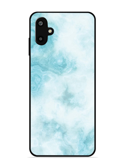 Samsung Galaxy F06 Light Blue with White Ocean Marble